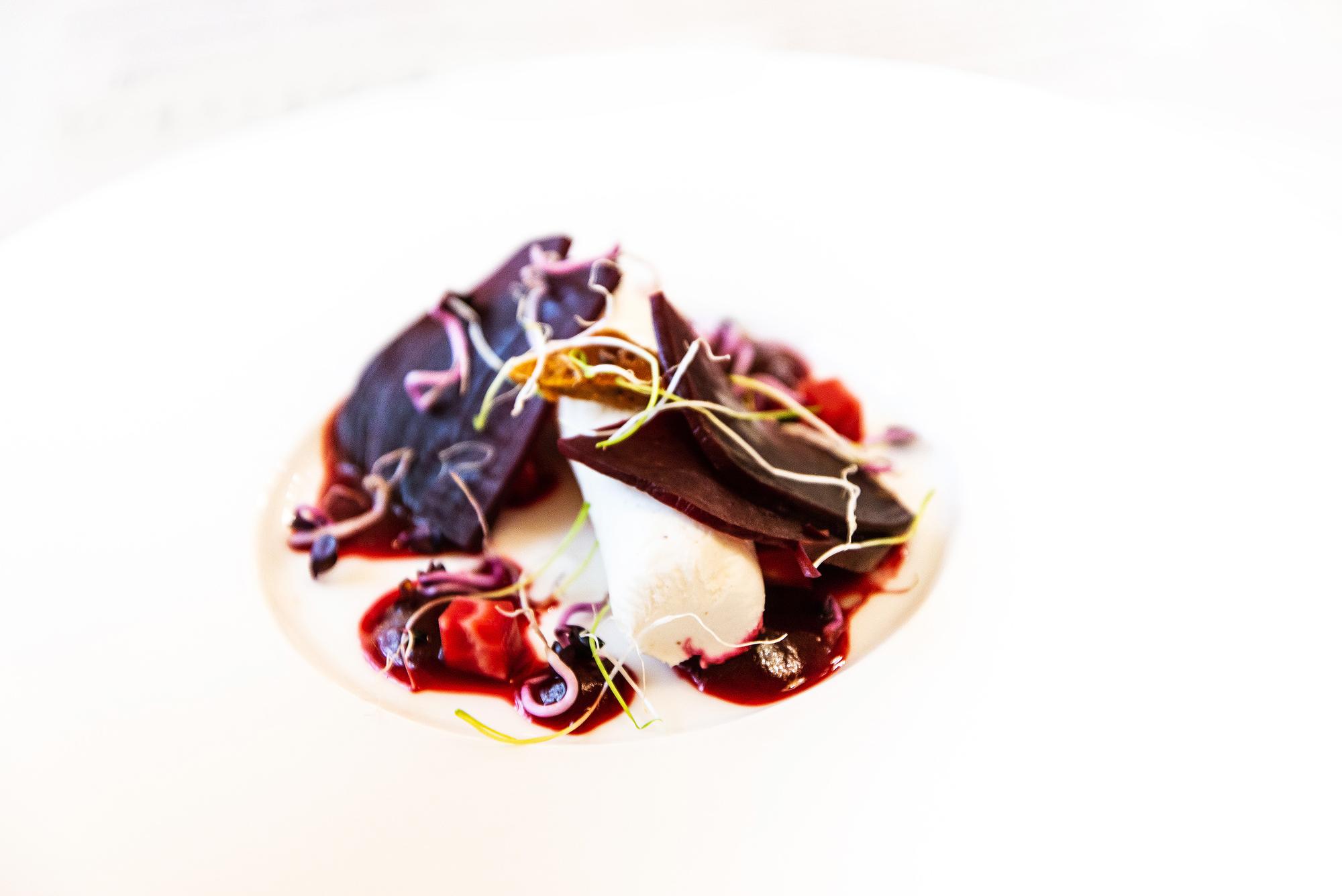 Close-up of plated dish